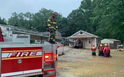 Berks volunteer firefighters teamed up as flood calls poured in