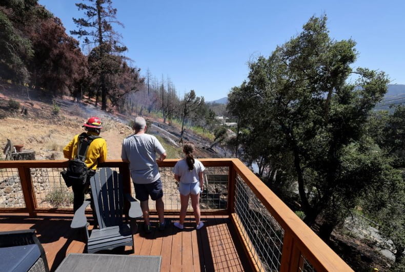 Napa County restaurant family who lost home in Glass Fire grateful for first responders after blaze nearby rebuilt house