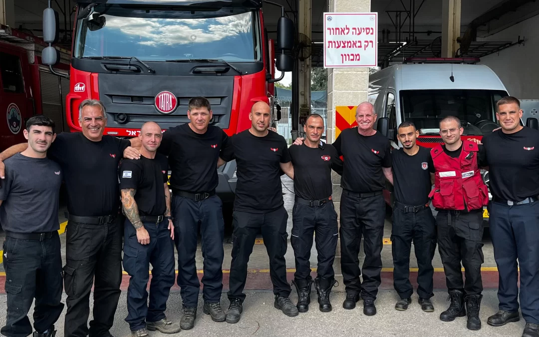 The Firefighters Answering Israel’s Emergency Call From 7,500 Miles Away