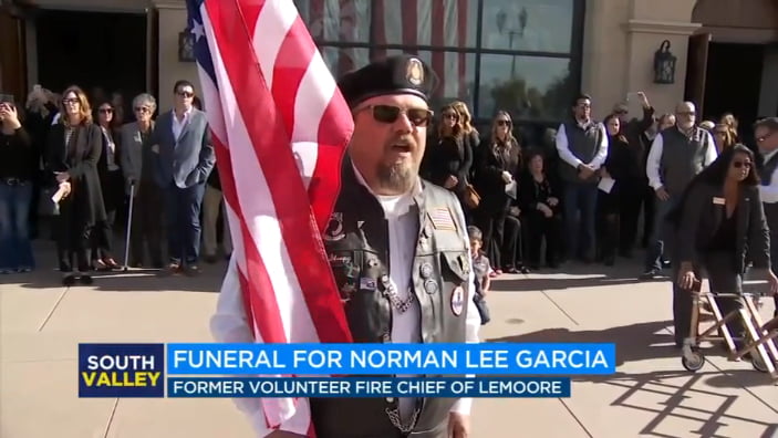 Funeral held for former Lemoore Volunteer Fire Chief Norman Lee Garcia