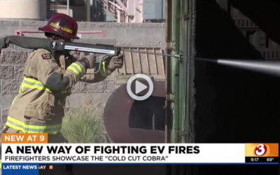New tool helps Tempe firefighters extinguish electric car fires in a fraction of the time