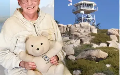 Fire lookout volunteer honored for over 8,000 hours