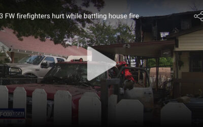 Texas: 3 Fort Worth firefighters injured while battling house fire