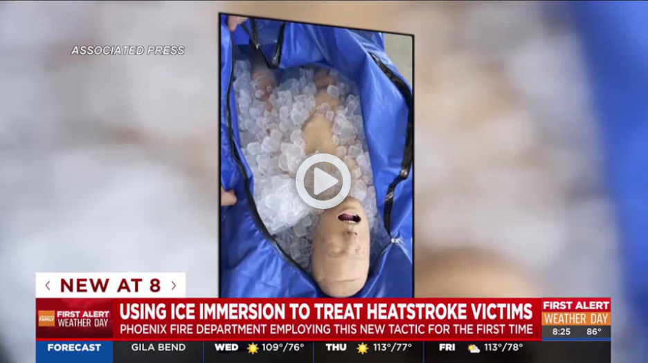 Arizona: Phoenix using ice immersion to treat heatstroke victims as Southwest bakes in triple digits